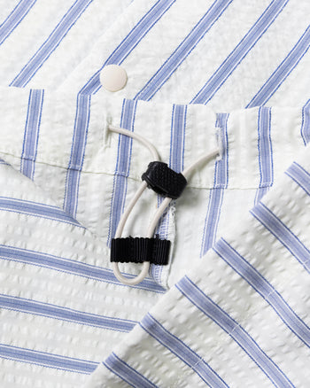 Against Lab - Stripe Standard Shirt - White