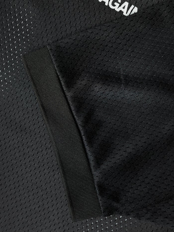 Against Lab - Mesh Jersey Top - Black