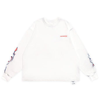 Headers - Tribal L/S Tee - Carrera White