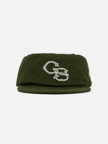 Goers Studio - Signature Pillbox Strapback Cap - Moss&Beige