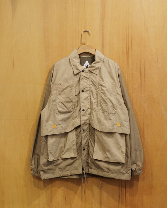FTMD. All Purpose Coach Jacket Brown