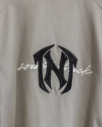 Double Back x TNT - Dragon Sacle T-Shirt Oversized - Silvermist Grey