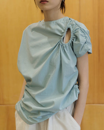 CONP Ocean Sleeveless Zip-Up Top