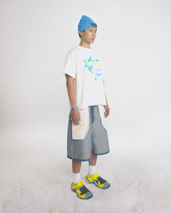 PISTOL - ACP "P*rn Sta4r Boxy Tee - White