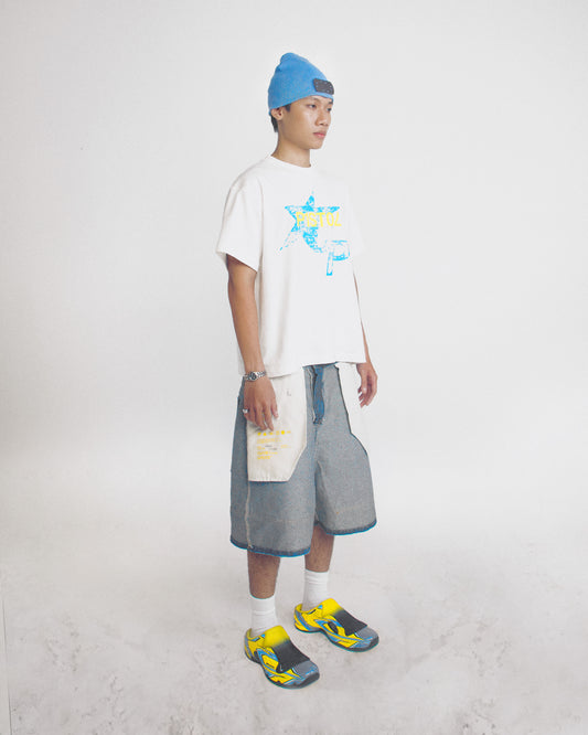 PISTOL - ACP "P*rn Sta4r Boxy Tee - White