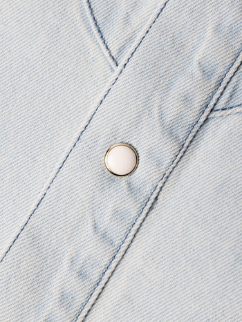 Against Lab - Denim Cowboy L/S Dame Shirt