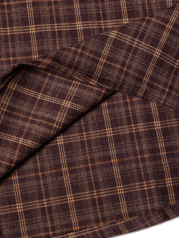 Against Lab - Flannel Miguel Shirt - Brown