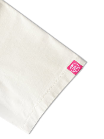 Against Lab - Now or Never Boxy Tee Washed - Cream