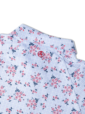 Against Lab - Floral Miguel Shirt - Blue