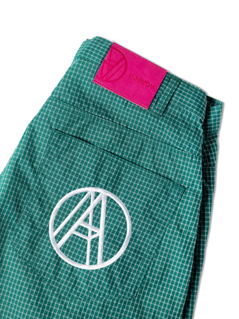 Against Lab - Nylon Ripstop Money Shorts - Green