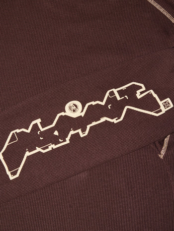 Against Lab - Cyffle Lounge Tee - Brown