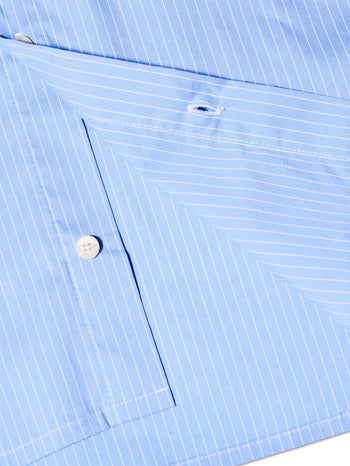 Against Lab - Ism& Schism Layered Shirt - Blue