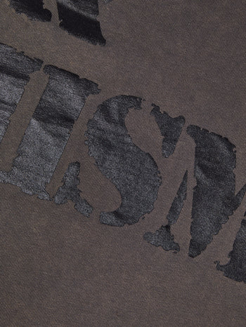 Against Lab - Love Peace Washed Boxy Tee - Black