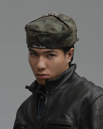 Goers Studio - Bennett Denim Fitted Trapper Hat - Camo