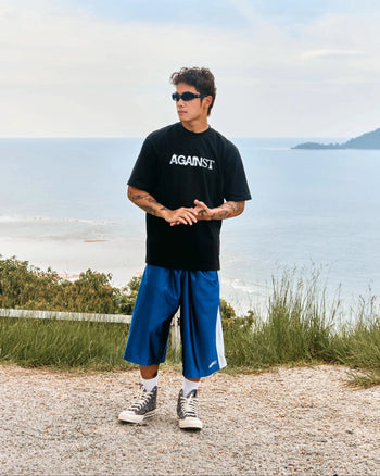 Against Lab - Shine Logo Tee - Black
