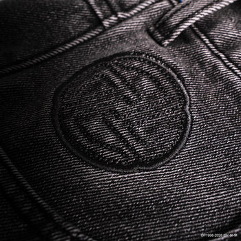 TNT X HUNTER - “XIN” Denim Biker Pant - Grey