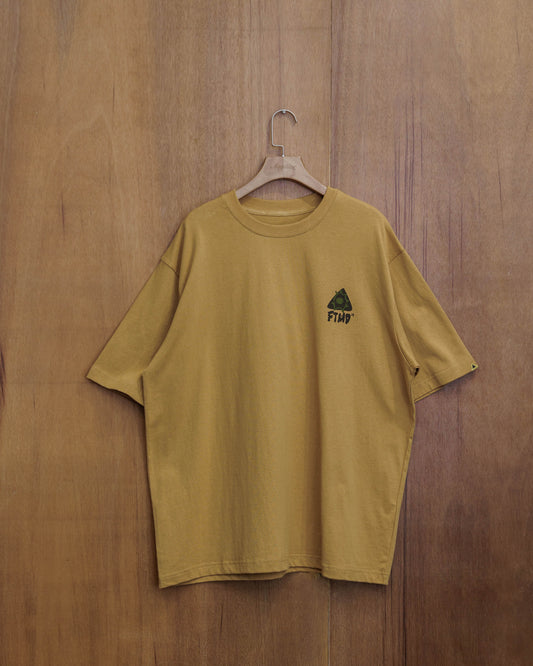 FTMD. Sunshine Symbol Tee - Mustard Brown