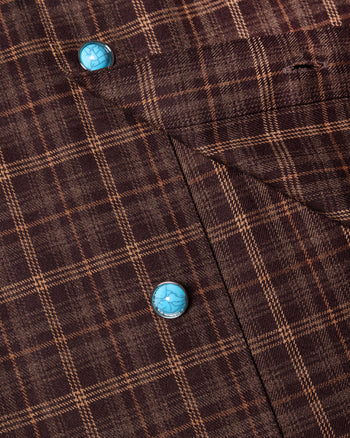 Against Lab - Flannel Miguel Shirt - Brown