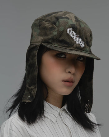 Goers Studio - Bennett Denim Fitted Trapper Hat - Camo