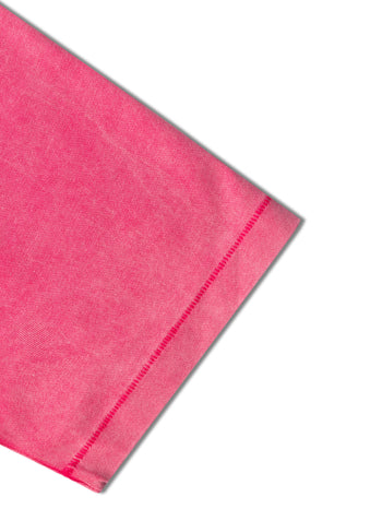 Against Lab - Afacts Boxy Tee Washed - Pink