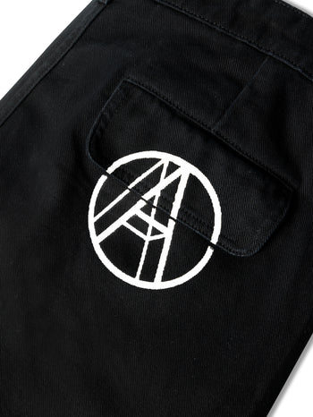 Against Lab  - Over Knee Cargo Shorts
