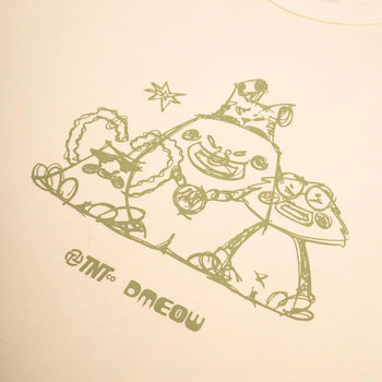 TNT x Dmeow - Rowdy Tee - Beige