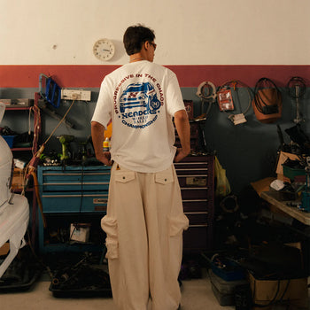 Headers - World Rally Tee - White