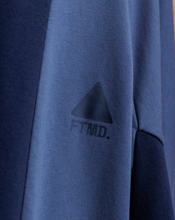 FTMD. Panel L/S Sweater - Blue/Navy