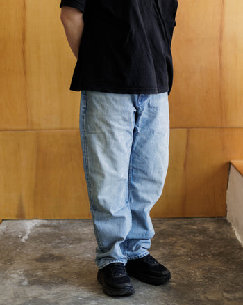 A.O.P Washed Denim Pants