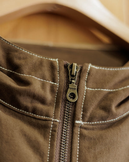 FTMD. Washed Canvas Hooded Jacket