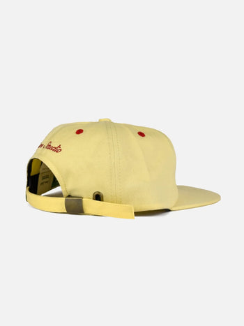 Goers Studio - Pet Club 5-Panel Strapback Cap - Vanilla