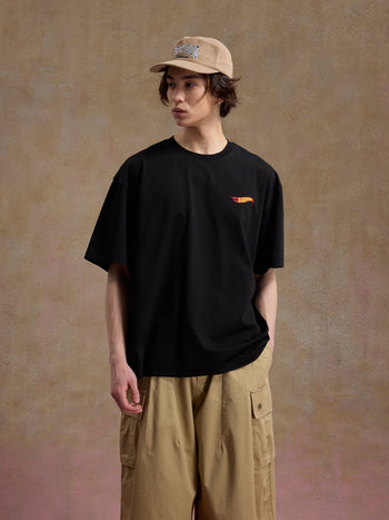 Unlimited Mote - Flame Wheel S/S Tee - Black