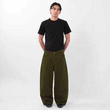 Money Alter - Forma Wide Denim Pants - Washed Olive