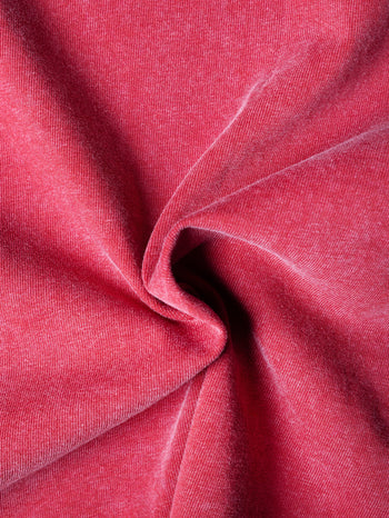 Against Lab - Single Stitch Washed Cropped Tee - Red