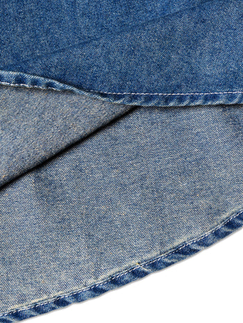 Against Lab - Western Oriental Chapo Shirt - Dark Blue