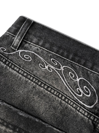 Against Lab - Cowboy Washed Perfect Jeans - Black