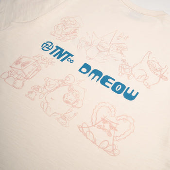 TNT x Dmeow - Thugs Logo Tee - Beige