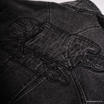 TNT X HUNTER - “XIN” Denim Biker Jacket - Grey