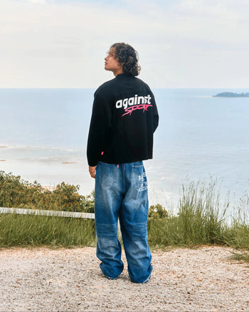 Against Lab - Sport Mesh L/S - Jersey - Black
