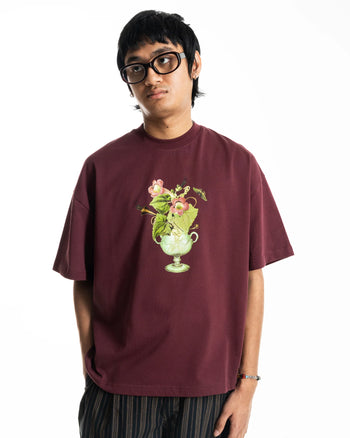 HdPc - Potted Tee - Burgundy