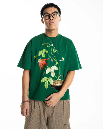 HdPc - Crimson Bloom Tee - Green