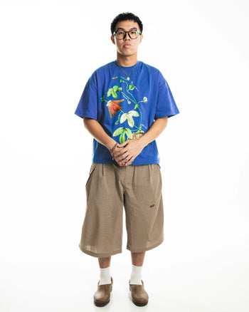 HdPc - Crimson Bloom Tee - Royal Blue