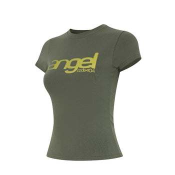 Melancholy - A404 Baby Tee - Green