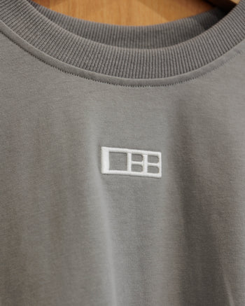 Double Back x TNT - Dragon Sacle T-Shirt Oversized - Silvermist Grey