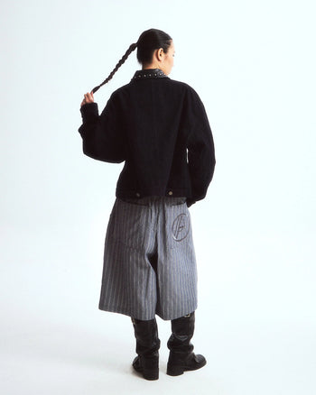 Against Lab - Relaxed Mafia Shorts - Grey