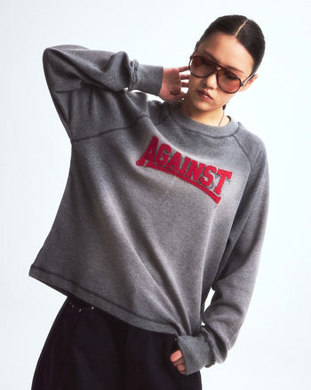 Against Lab - Sunfade Lazy Tee - Dark Grey
