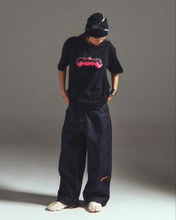 Against Lab - Graffti Spellout Tee - White