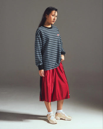 Against Lab - Stripes Star Lounge Tee - Blue Black