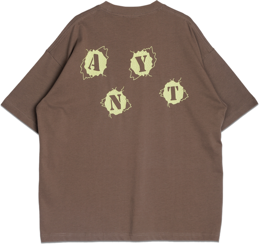 Anything JB - Bullet Pierce Tee - Olive Brown