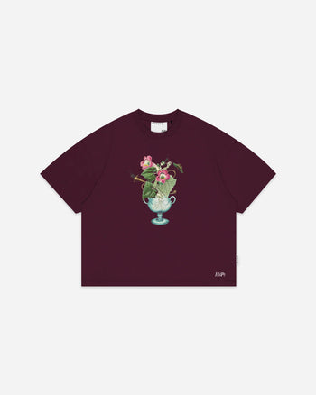 HdPc - Potted Tee - Burgundy